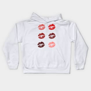 Kisses Print Kids Hoodie